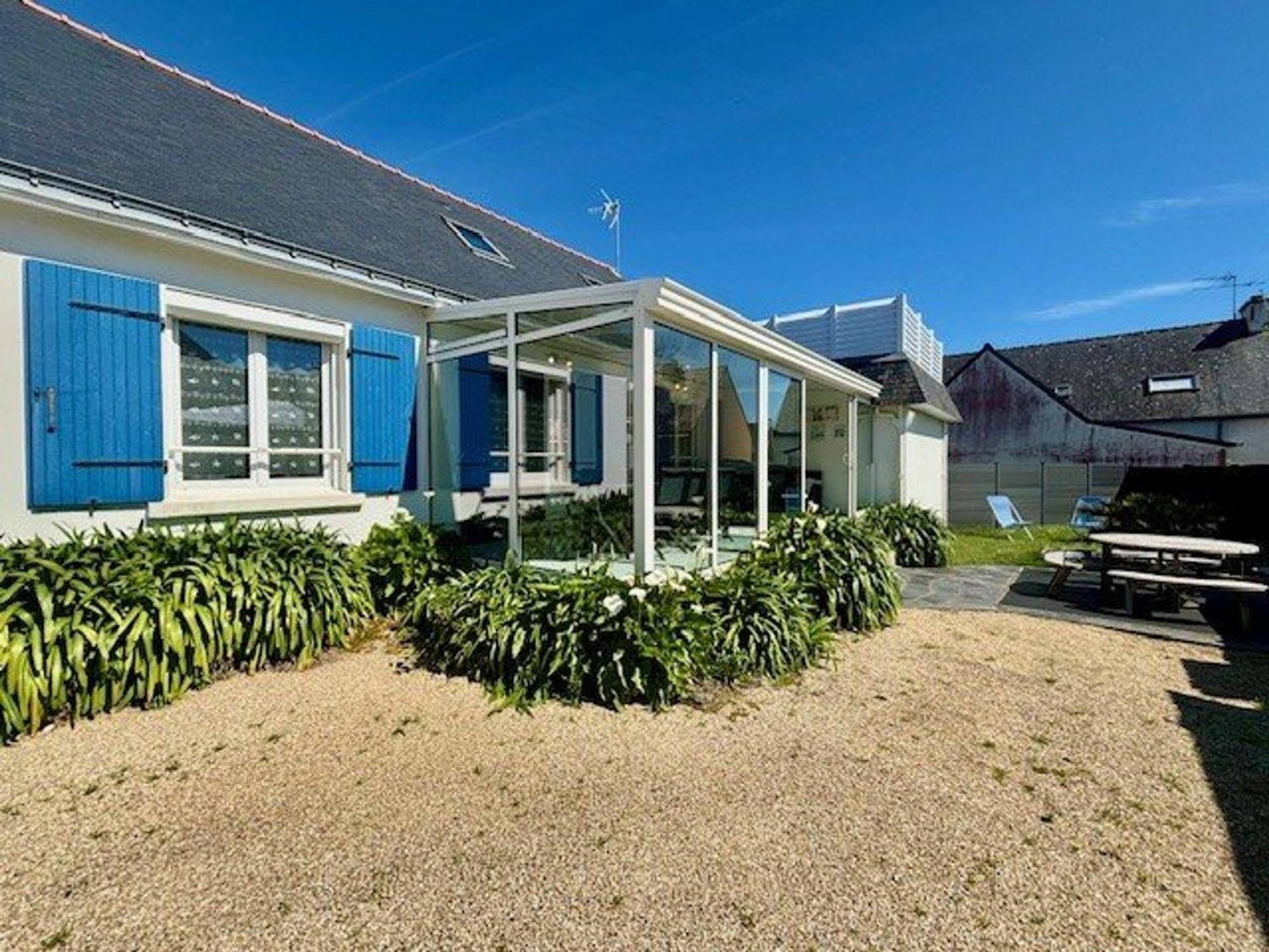 Maison Lumineuse A Quiberon, 90M², Avec Cour, Proche Plage, 6 Pers., Wifi, Animaux Acceptes, Classee 3* - Fr-1-478-76 מראה חיצוני תמונה